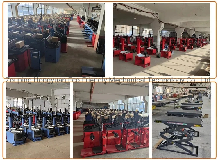 China Manufacturer Hongyuan 71&quot; Tire Changer 0-130 Barr Tyre Changer Garage Equipment