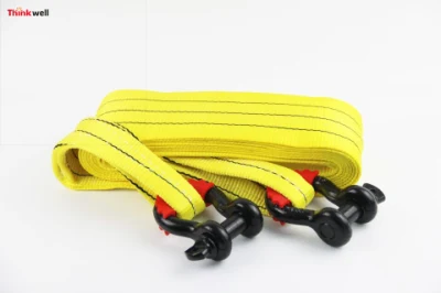 4*4 off-Road Tow Strap Recovery Kit Receiver Hitch with Shackle