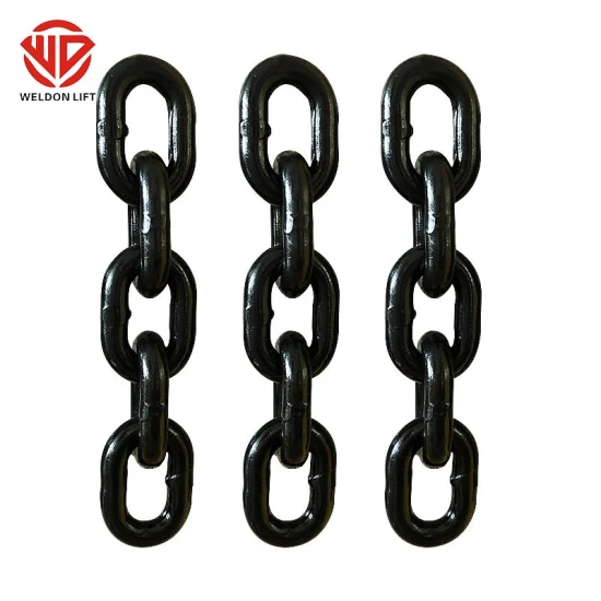 G70 Heavy Duty Iron Link Chain Tie Down Chain Short J Hook with Tow Chain