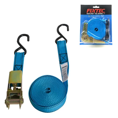 Fixtec Recovery Retractable Lashing Strap Cam Buckle Ratchet Tie Down Straps 135dan