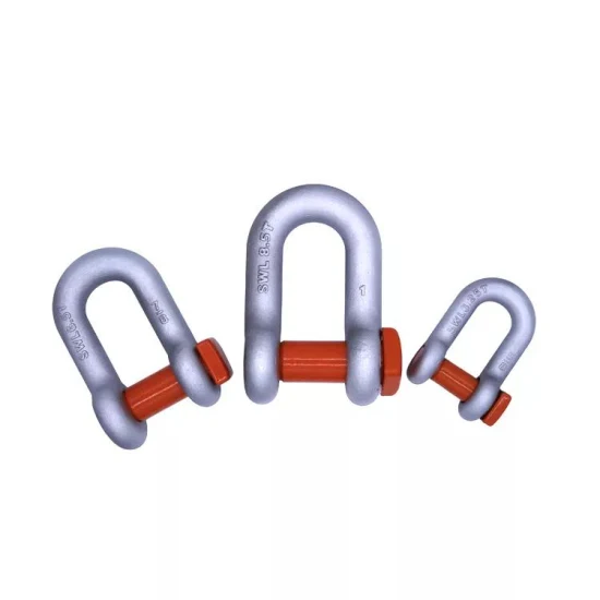 Us Type Hot Dipped Galvanized Carbon Steel Metal D Shackle Steelless European Type