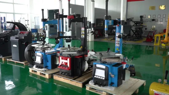 Jintuo Tire Changer Wheel Balancer Four Post Lift 3D Wheel Aligner Machine Equipment Combo